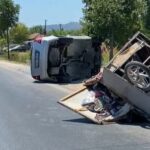 Aksident në aksin Lushnje–Fier, makina përplaset me triçiklin, dy të plagosur rëndë