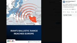 “Raketat e Iranit arrijnë deri në Athinë e Vjenë”, deklarata e Ministrisë së Jashtme izraelite, publikojnë hartën: Kapin të gjithë Ballkanin