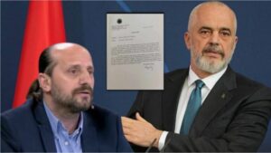 Rama shfrenohet ndaj Goxhajt dhe e quan dezertor të UÇK. Por në shesh kryeministri akuzohet për tradhti ndaj atdheut