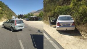 Aksidentohet “Cekja” i Beratit në Gjirokastër, mjeti i tij përplaset me atë të klerikut bektashian