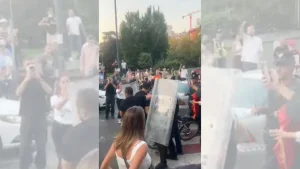 Tensionet në protestën jashtë Kuvendit, policia shoqëron Adriatik Lapajn