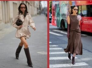 Ja 7 mënyra elegante për të kombinuar fustanet me çizmet këtë vjeshtë