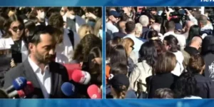 “Të ndalet dhuna ndaj shqiptarëve!”/ Mjekët në deklaratë të përbashkët nga protesta: Rama të japë dorëheqjen! Ndërkombëtarët të mbajnë qëndrime të pavarura!